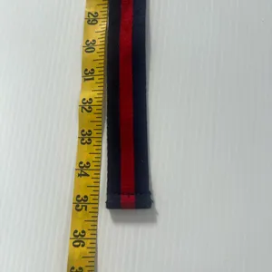 Vintage Ralph Lauren Polo Women's Red/Blue Stripe Double D Ring Preppy Belt thumbnail 10