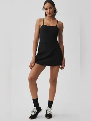 Alo Yoga NWT Alosoft Courtside Tennis Dress Black Size S thumbnail 4
