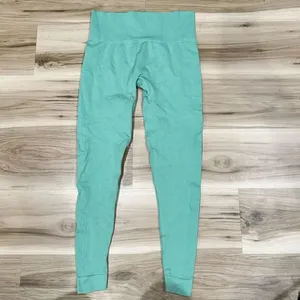 Set Active Green Seamless Leggings Women’s Large thumbnail 3