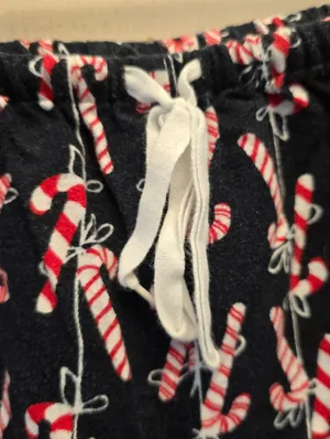 {XS} Vintage Victoria's Secret Christmas Candy Cane Pajama Set thumbnail 8