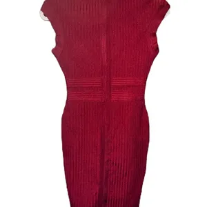 NWT Elegant Burgundy Bandage Dress Size Small thumbnail 2