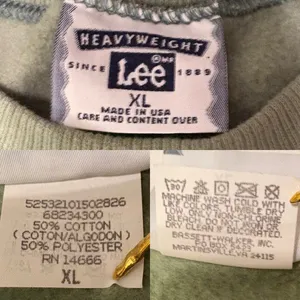 Lee Ugly Christmas Sweatshirt | Vintage "Peace on Earth" Lion & Lamb | Size XL thumbnail 10