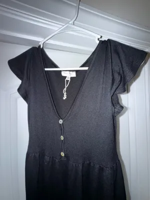 See You Monday Black Midi Dress thumbnail 3