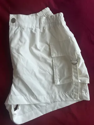 Boutique Nylon Shorts White Size M thumbnail 2