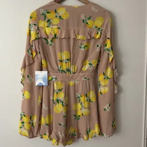NWT Majorelle XS Devon Romper in Tan Lemon thumbnail 9