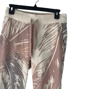 Juvia Women's Size‎ XS Tropical Pink Soft Loungewear Sweat Pants thumbnail 4