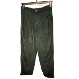 Eddie Bauer Corduroy Pants Womens Petite 10 Green Straight Leg High Rise thumbnail 9