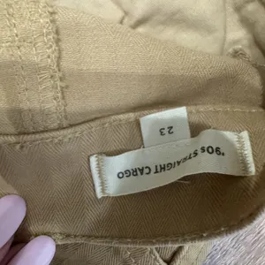 Madewell Womens Cargo Pants Size 23‎ Tan Straight Leg Cargo Pockets Utility Y2K thumbnail 4