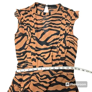 All Saints Hali Zephyr Tiger Print Mini Dress thumbnail 7