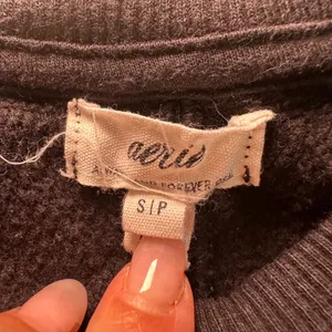 Aerie Cardi Bomber black snap‎ front cardigan 2024 oversized relaxed fit small thumbnail 6
