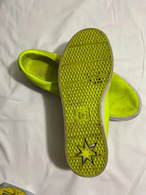 DC Trase Platform TX SE Neon Yellow Canvas Sneakers Women's Size 9 Skate Shoes thumbnail 9