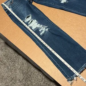 Judy Blue Mid-Rise Straight Leg Distressed Dad Jean, size 28 thumbnail 9