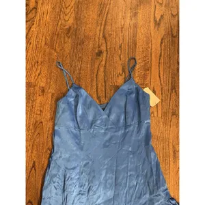 Bardot Revolve Ember Midi Dress Bold Blue Size‎ 10 Asymmetrical Cocktail Satin thumbnail 4