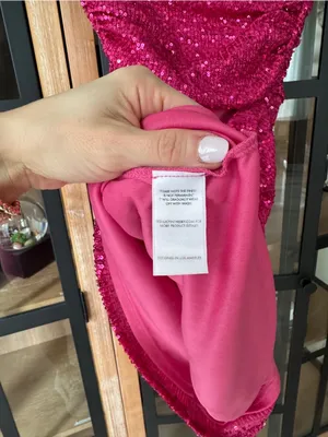 Lucy in the sky sequin strapless mini dress cocktail cutout open back thumbnail 4