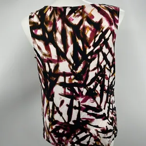 Worthington sleeveless abstract print top XL thumbnail 4