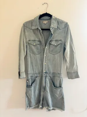 Dear John denim romper thumbnail 2