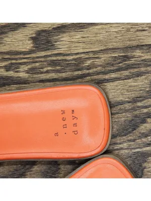 A New Day Nina H-Band Slide Sandals 92244961 Orange 6M thumbnail 6