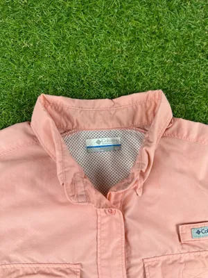 Columbia Sportswear pink long sleeve button up Shacket thumbnail 8