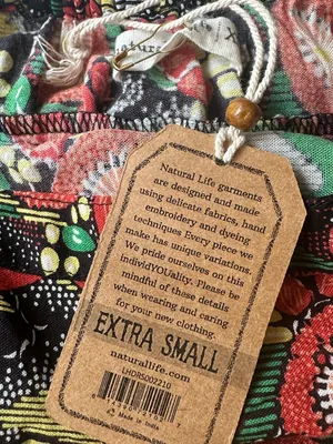 Natural Life Mia Tie-Back Maxi Dress - Orange Floral Blooms thumbnail 10