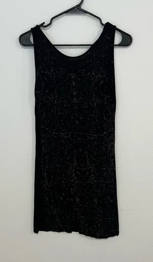 Black Sleeveless Scoop Neck Dress Size L by Forever 21 thumbnail 1
