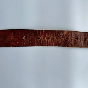 Handcrafted Brown Leather Belt Deer Hunting Mountains Fishing Western Boho Ranch thumbnail 6