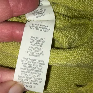 Aerie Lime Green Down To Earth Staying Kind Feeling Cool Oversized Sweatshirt XS thumbnail 11