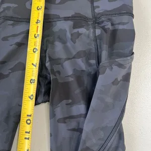 Lululemon Fast and Free High Rise Leggings Camo 2 Women thumbnail 10