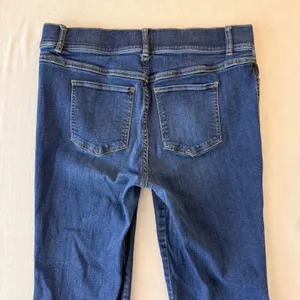 Spanx Flare Jeans Womens XL Petite Blue Pull On High Rise Stretch Denim thumbnail 8