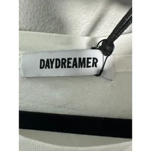 Daydreamer Guest Check Tee Short Sleeve White Shirt Oversized Medium NEW thumbnail 4