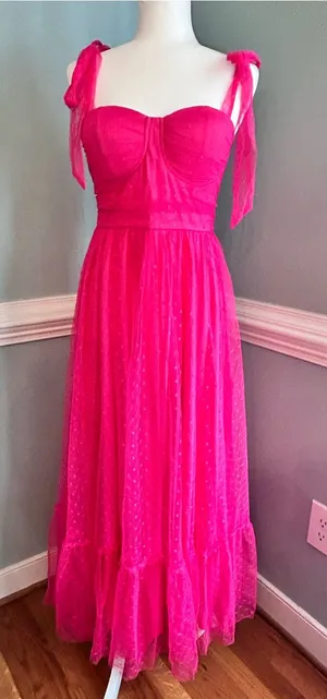 Hot Pink Tie thumbnail 1