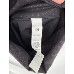 Lululemon Wunder Train High-Rise Tight 25" Size 0 Geo Tile Emboss Black thumbnail 12
