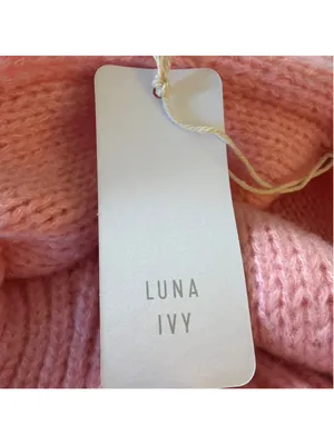 NEW Luna Ivy Anthropologie Pink Cardigan Sweater S thumbnail 2