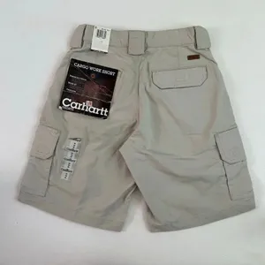 Carhartt Cargo Work Shorts Men’s 28 Khaki Beige Cotton Workwear Utility Pockets thumbnail 2