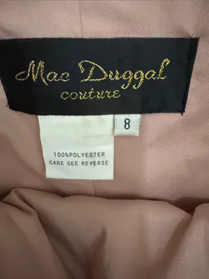Mac Duggal Strapless Blush Pink Floral Ruffle Mermaid Gown Size 8 thumbnail 12