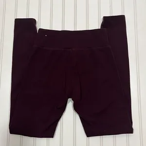 Aerie maroon mid rise leggings thumbnail 3