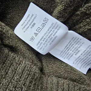 J. Crew Olive Green Alpaca Blend V-Neck Long Sleeve Pullover Sweater Size S‎ thumbnail 8