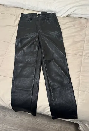 Black Leather pants  thumbnail 1