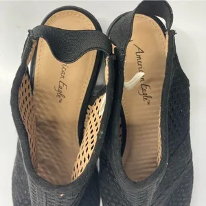 American‎ Eagle Outfitters laser cut peep toe shoes size 8 thumbnail 5