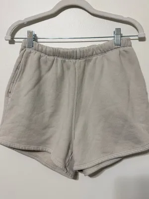 JOAH BROWN Sahara Sweat Shorts Size XS Small Beige Cream Neutral thumbnail 4
