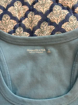 Abercrombie Blue Ribbed Bodysuit thumbnail 4