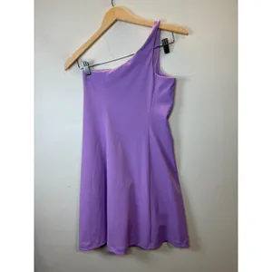 Outdoor Voices One Shoulder Dress Womens XS Lavender Purple Active Skort Dress thumbnail 4