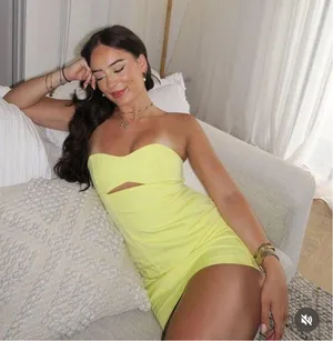 Zara Bodycon Strapless Mini Lemon Party Coctail Shower Bridal 🍋Dress thumbnail 3