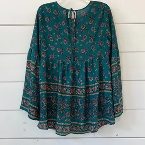 Altar’d State Floral Boho Peasant Top Small thumbnail 8
