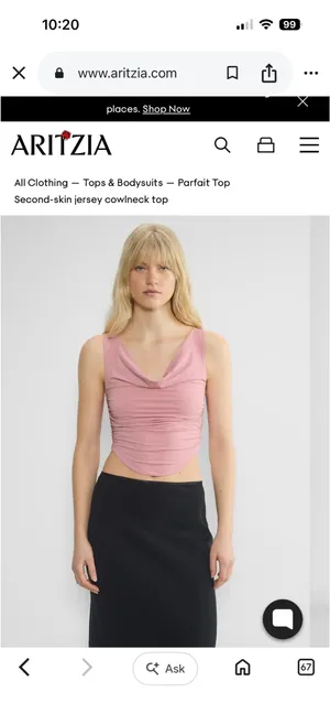 Aritzia Wilfred Parfait Top thumbnail 3