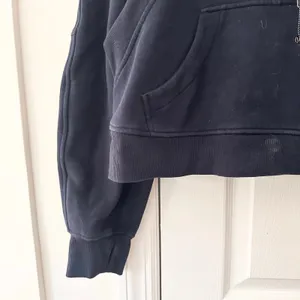 Lululemon Navy Blue Scuba Oversized Half Zip Hoodie XS/S LW3DM4S thumbnail 4