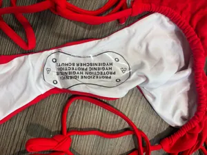 Amazon Red Triangle Bikini Set thumbnail 9