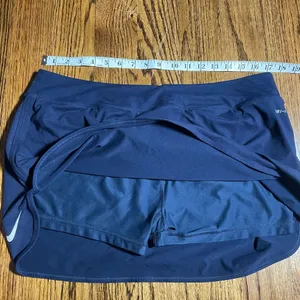 Nike Women's Dri-FIT Solid Board Skirt Navy Blue Size XL Swim Skort thumbnail 5