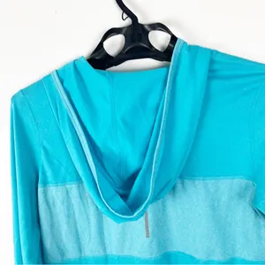 NIKE Teal Dri Fit Long Sleeves Hoodie Top Large Running Hiking Workout Casual thumbnail 11