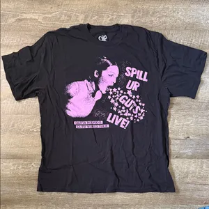Olivia Rodrigo GUTS World Tour "Spill Ur Guts Live" T-shirt Size XL thumbnail 1