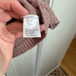 BENEDETTA B. Merino‎ Wool & Cashmere Blend Light Purple Knit Sweater size small thumbnail 3
